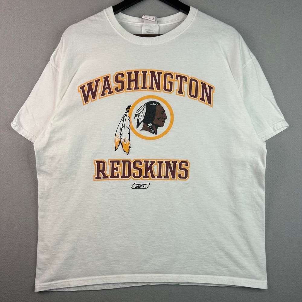 2000s Washington Redskins Reebok White Tee Shirt XL